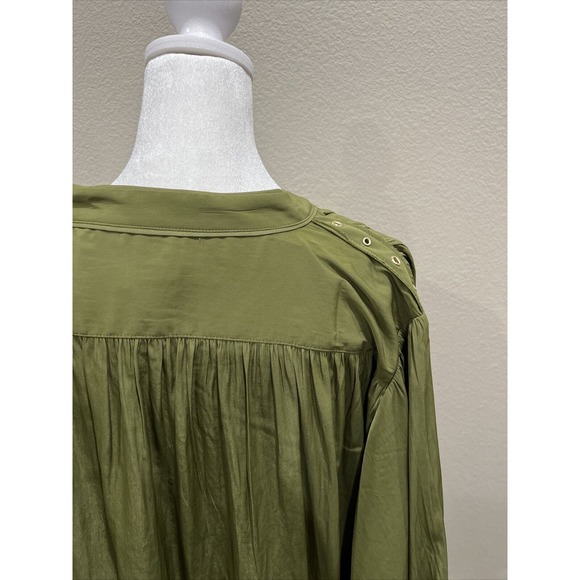 Chico Top Women’s To Green‎ Gold Accents Blouse - Picture 8 of 13